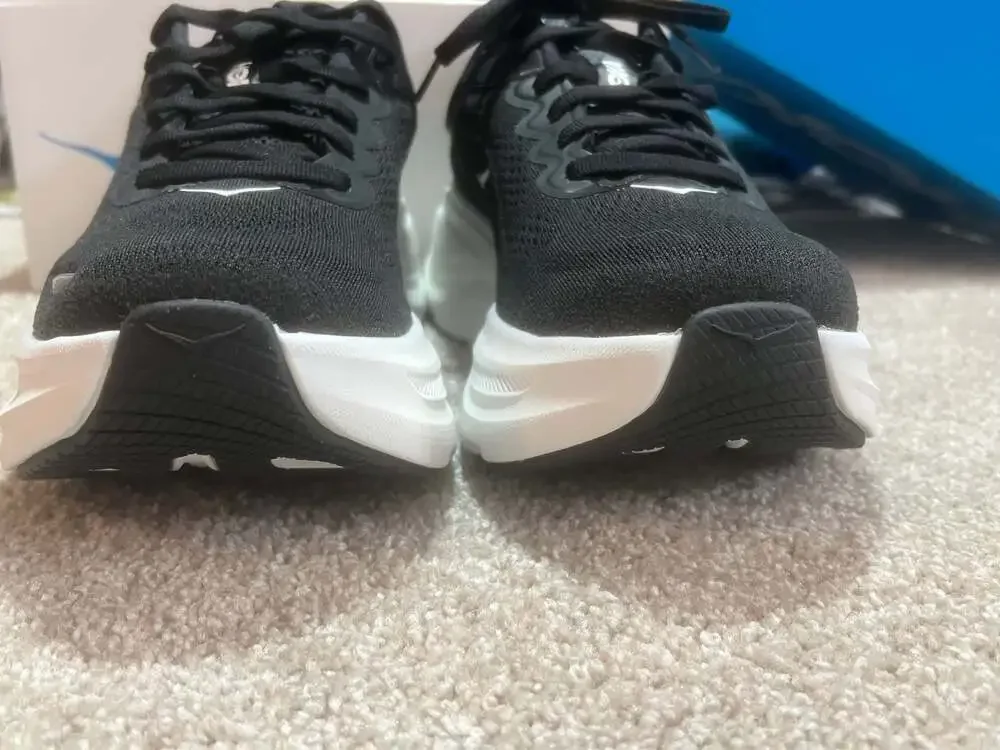 HOKA Bondi 9 Black White Running Shoes